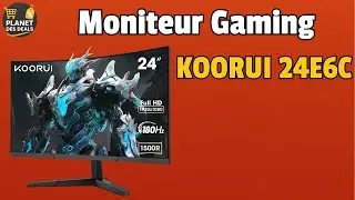 ⚡ TEST KOORUI 24E6C | Le MEILLEUR Moniteur Gaming 180Hz pour ce PRIX ?! Avis 2026 🖥️