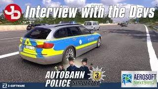 #NextSim21 GAMESCOM 2021 - Interview with Z-Software developers - Autobahn Police Simulator 3