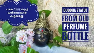 Clay Mural Buddha With Perfume Bottle | Easy Home Decor | Best Out Of Waste
