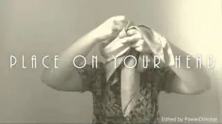 Land Girl Head Scarf Tutorial by Renard Vintage