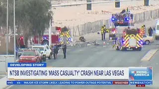 NTSB investigating 'mass casualty' crash near Las Vegas | Morning in America