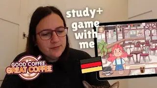 study german with me ☕️ cozy coffee game