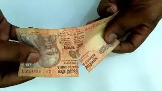How to repair cut notes/ how to repair currency- फटे हुये नोटो को 5 मिनट में चिपकाये