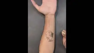 Creating 'Melted' Temporary Tattoo Design 🎨🔥 | SteezyInk's Unique Artistry