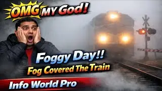 OMG MY God Foggy Day || Fog Covered The Train