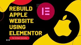 Re-Build Apple Website in WordPress using Elementor Page Builder