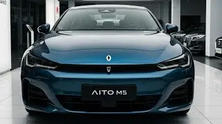 2026 Aito M5 Blue Color Review | Luxury Smart EV SUV 