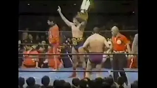 Jumbo Tsuruta vs Billy Robinson 1980 01 11 NWA UN Title