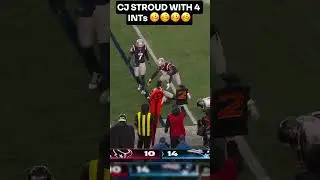 CJ Stroud Throws 4 Interceptions!