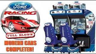 Sega's FORD RACING: FULL BLOWN Arcade! All Modern Car & Tracks 1ST Complete!