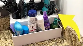 This Hair Tool Organizer Is SO USEFUL