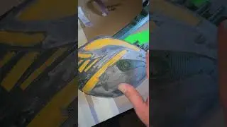 Using UV cured putty for print lines in big 3D prints