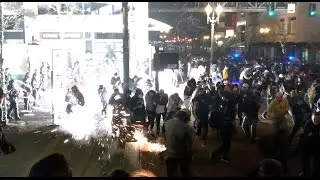 Violence and destruction at anti-Trump protest turned riot in Portland