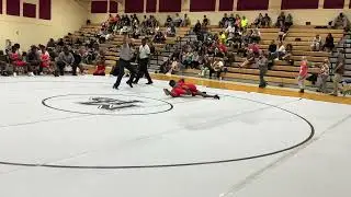 Matthew Byers gets the win over Southwest at 113