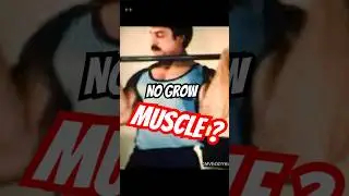 That's WHY you have NO MUSCLE!