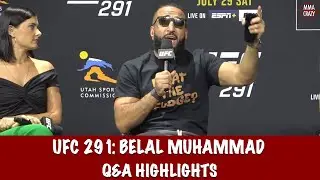 Belal Muhammad challenges Fan, Hilarious UFC Q&A Highlights