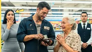 MECÁNICO SOLITARIO FUE RECHAZADO POR PAGAR COMPRAS DE ANCIANA... SU NIETA RICA LO VIO