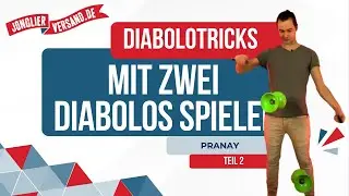 Mit zwei Diabolos spielen | Andrehen | Teil 2 | Tutorial | Jonglierversand | Zwei Diabolos andrehen