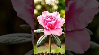 timelapse showing a azalea flower. #timelapse #flower #viral #fyp #plant #plants