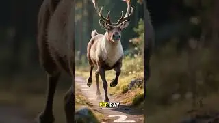 Witness a Natural Wonder: Canada's Great Caribou Migration! 🦌🇨🇦 #Caribou #Migration