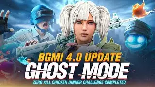 BGMI 4.0 Update - Ghost Mode: Zero Kill Chicken Dinner Challenge!