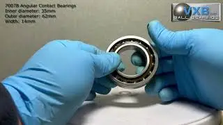 Comparison 35mm inner diameter Thrust Bearings 81207M vs Angular Contact Bearings 7007B