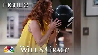Grace Tries to Get Her Baby's Gender Results - Will & Grace