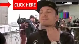 Nico Rosberg: ''Fuck Max Verstappen.'' GP Brazil 2016 Max Verstappen