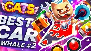 BEST CAR COMBINATION! Crash Arena Turbo Stars Game: Whale Build & Rank Up #2