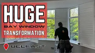 Watch Nick Install Stunning Bay Window Shutters in Belfast | Locally Crafted Quality