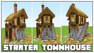 Minecraft 1.14 Starter Townhouse Tutorial
