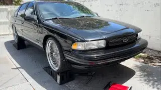 1995 Impala SS oil change, grease suspension 