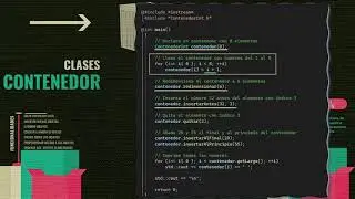 159.- Curso C++ No Tan Básico. Clases contenedor