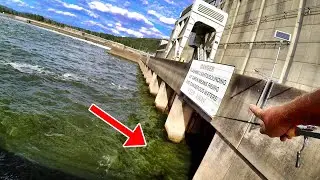Рыбалка с плотины с берега! (ПРОСТОЙ СОВЕТ, КОТОРЫЙ ПОМОГАЕТ ПОПАСТЬ РЫБЕ!!!)