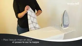 Comment repasser une nappe toile cir&eacute;e ?