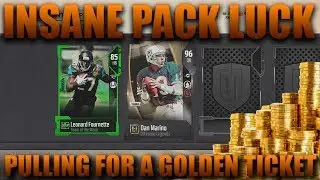 Ultimate Legend Pulls Insane Packs Pulling For Golden Tickets Madden 18 Ultimate Team Pack Opening