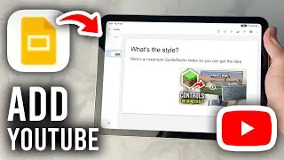 How To Add YouTube Video To Google Slides iPad - Step By Step