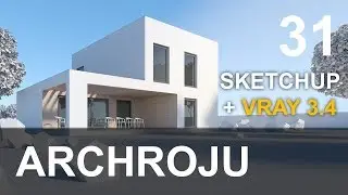 SketchUp - Projekt domu VRAY 3.4 dla początkujących - Tutorial 31