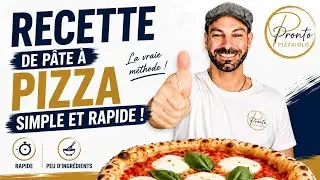 Recette de p&acirc;te &agrave; pizza SIMPLE ET RAPIDE !&nbsp;🍕La vraie recette&nbsp;!
