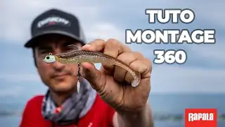 Comment monter un hame&ccedil;on ventral sur un leurre souple ? Tuto montage 360