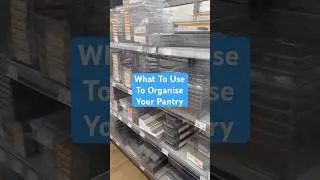 What to use to organise your pantry #pantry #pantryorganizing #organizing