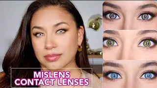 MISLENS CONTACT LENSES REVIEW | COLORED CONTACTS FOR BROWN EYES
