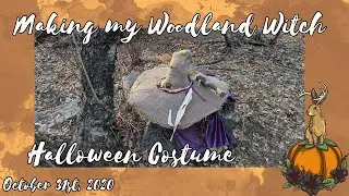 Making my Woodland Witch Halloween Costume