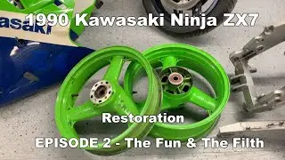 1990 Kawasaki Ninja ZX7 H2 - Restoration - Episode 2 - Fix & Repair