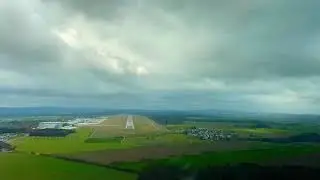 B737 timelaps landing in EDFH Hahn Airport