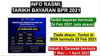 Pembayaran BPR 2021 24 Feb 2021