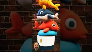 baby shark drop in basket #babyshark #ytshortvideo #shorts