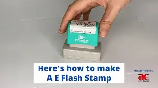 A E Flash Stamp (Pre-Inked)
