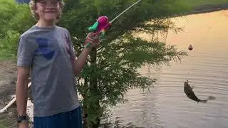 Can I Catch A Fish With A Barbie Fishing Rod? (part 2)‼️* couldn&rsquo;t stop hooking them*.