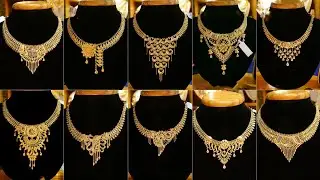 Gold Necklace designs Pictures with Price//Light Weight Gold Necklace design with Weight and Price//